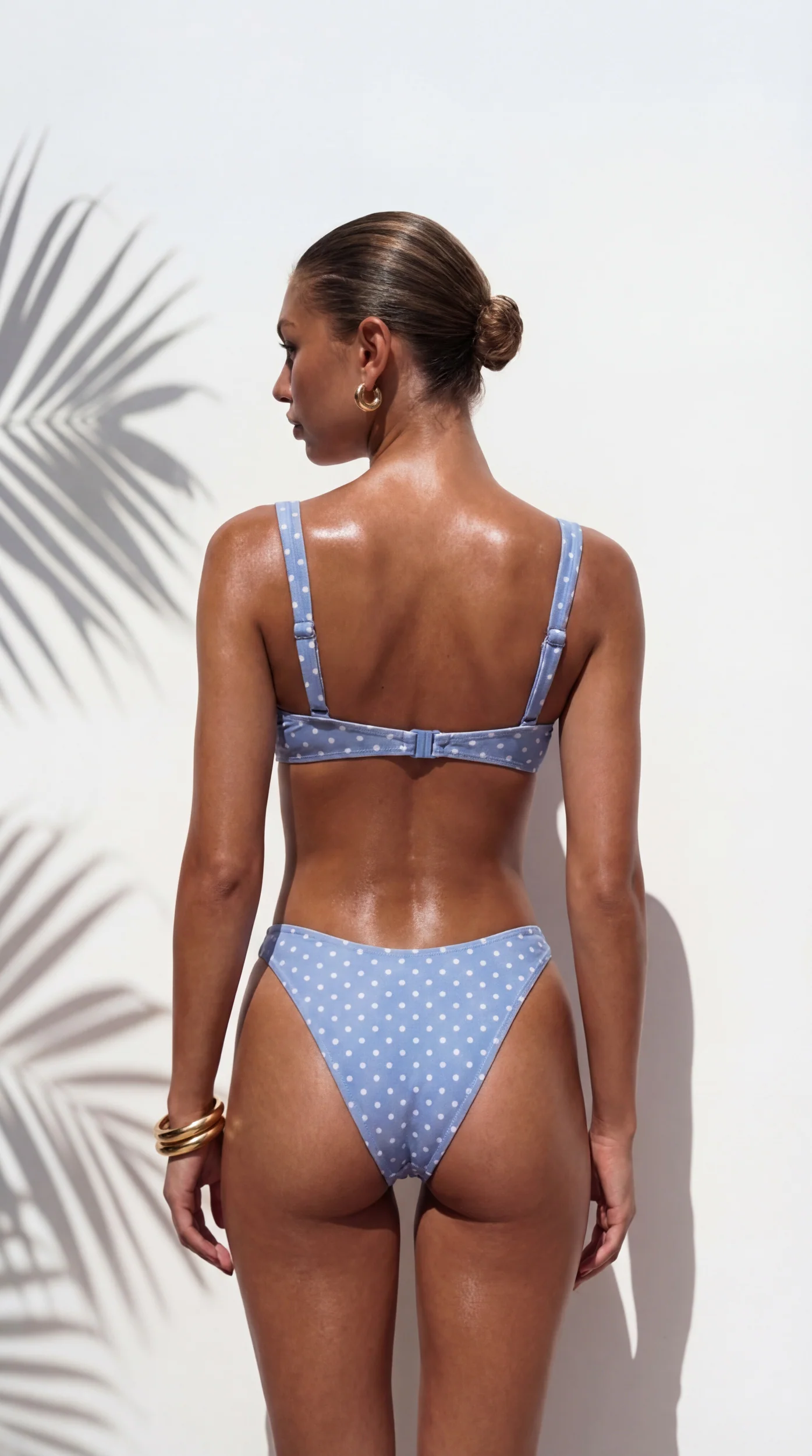CHLOE AZURE  POLKA - BALCONETTE BIKINI TOP - Image 5